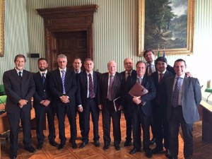 Delegazione ARS capitanata dal Presidente dell'Assemblea Giovanni Ardizzone incontra il Guardasigilli Andrea Orlando